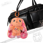 Plushie Dreadfuls - Orange Autism Rabbit Plush Keychain Accessory Keychain
