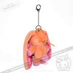 Plushie Dreadfuls - Orange Autism Rabbit Plush Keychain Accessory Keychain