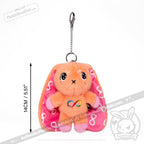 Plushie Dreadfuls - Orange Autism Rabbit Plush Keychain Accessory Keychain