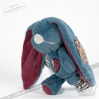 Load image into Gallery viewer, Plushie Dreadfuls - Ouchie Rabbit Plush Stuffed Animal Plush
