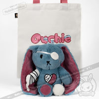 Load image into Gallery viewer, Plushie Dreadfuls - Ouchie Rabbit Plush Stuffed Animal Plush
