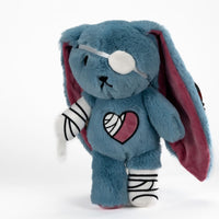 Load image into Gallery viewer, Plushie Dreadfuls - Ouchie Rabbit Plush Stuffed Animal Plush
