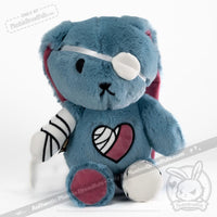 Load image into Gallery viewer, Plushie Dreadfuls - Ouchie Rabbit Plush Stuffed Animal Plush
