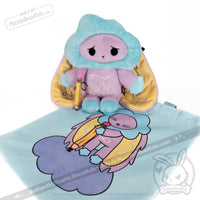 Load image into Gallery viewer, Plushie Dreadfuls - Overthinking Bunny Plush Stuffed Animal Toy
