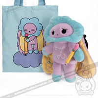 Load image into Gallery viewer, Plushie Dreadfuls - Overthinking Bunny Plush Stuffed Animal Toy
