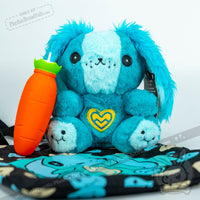 Load image into Gallery viewer, Plushie Dreadfuls - PCOS Rabbit - Plush Stuffed Animal - Mysterious
