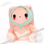 Plushie Dreadfuls -  Peach Rabbit - Plush Stuffed Animal - Mysterious