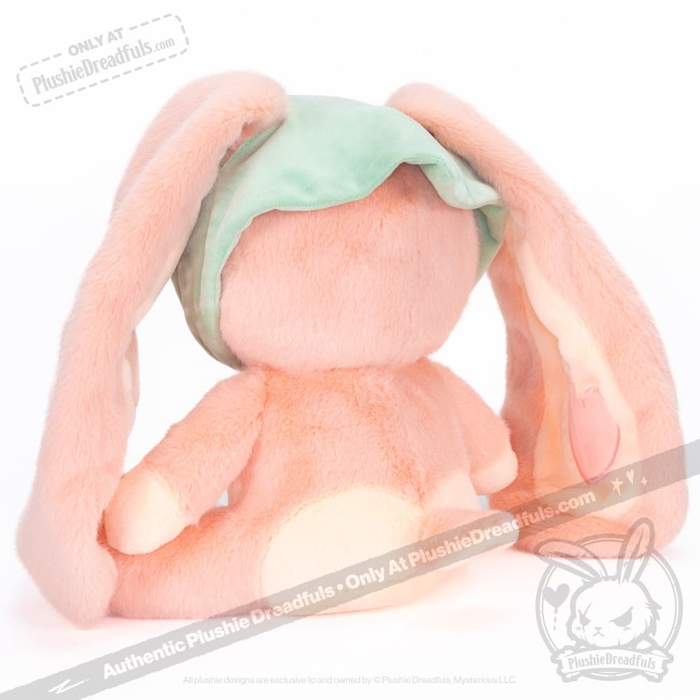 Plushie Dreadfuls -  Peach Rabbit - Plush Stuffed Animal - Mysterious