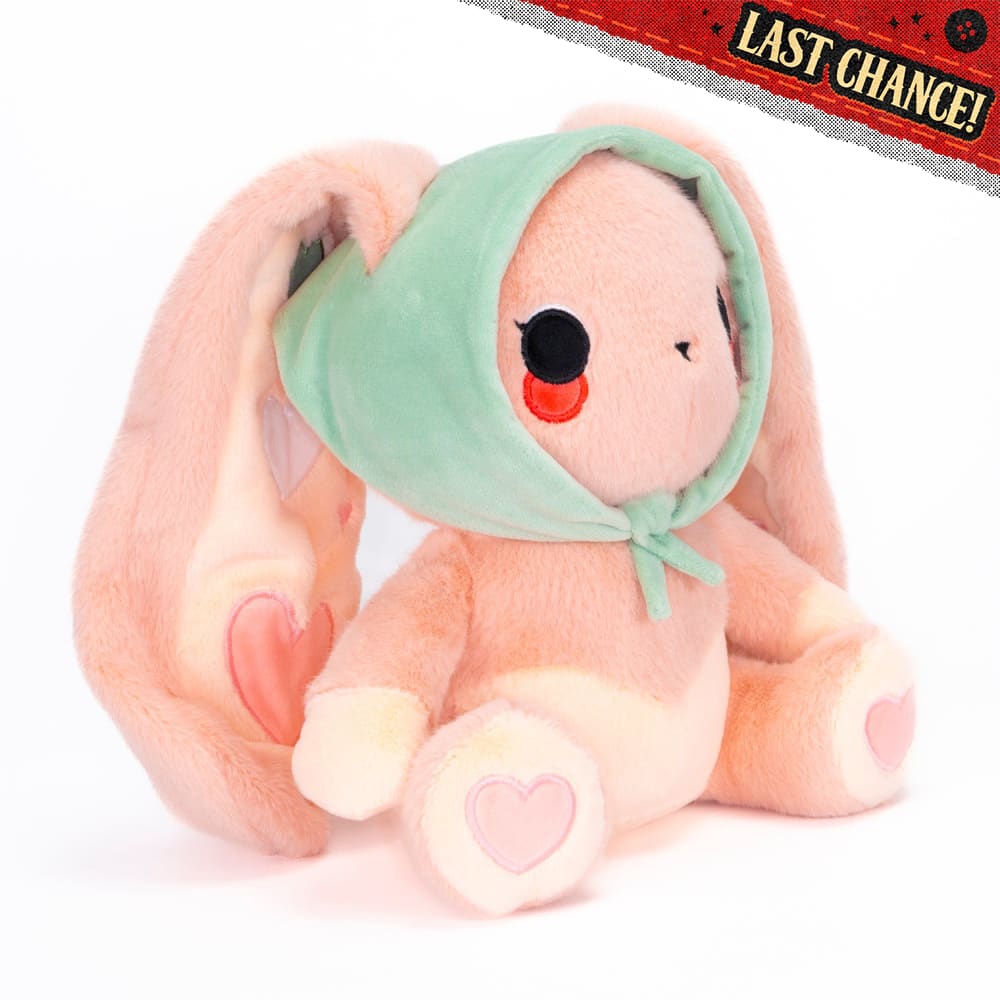 Plushie Dreadfuls - Peach Rabbit Plush Stuffed Animal Toy