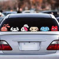 Load image into Gallery viewer, Plushie Dreadfuls - Peeking Car Decal Set Sticker
