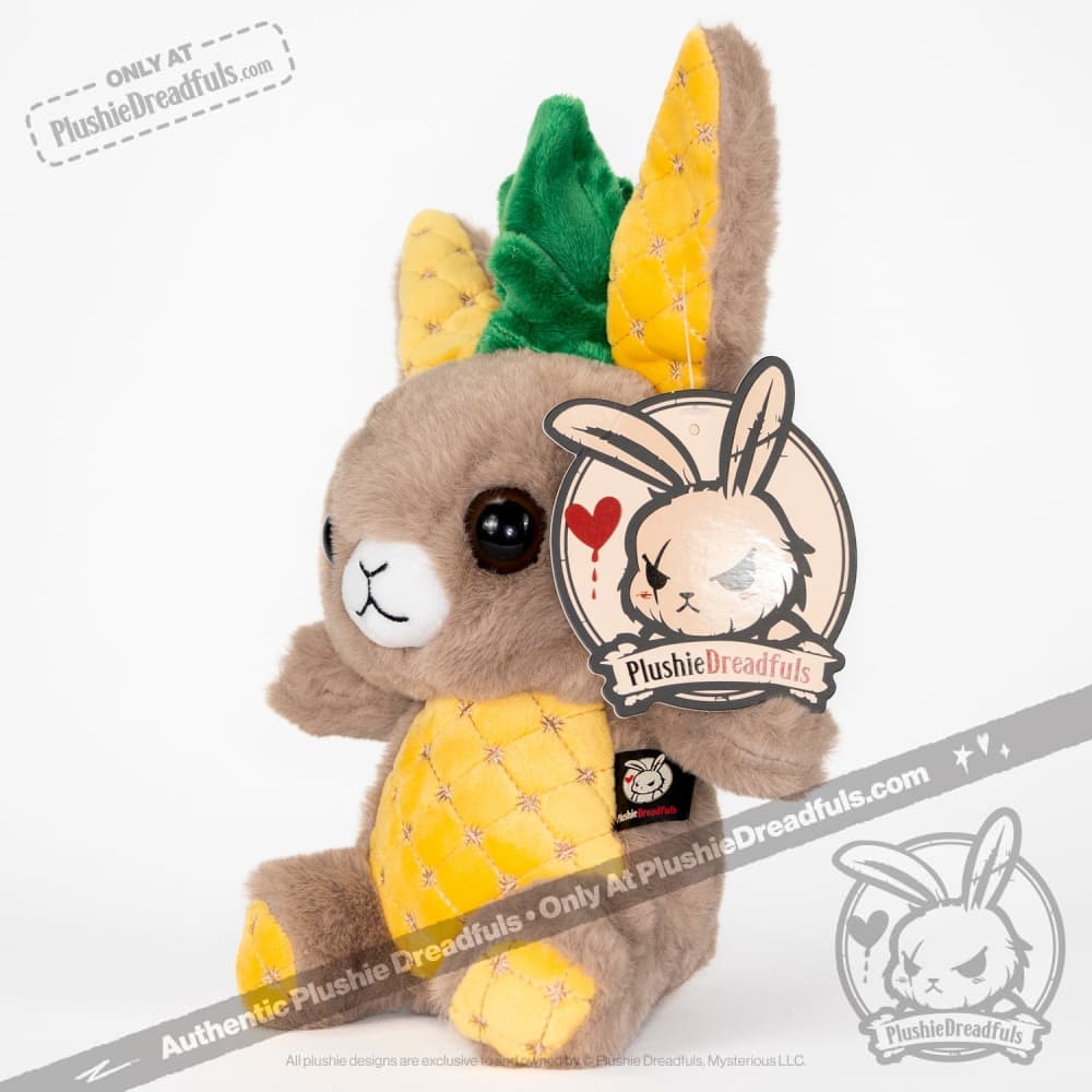 Plushie Dreadfuls -  Pineapple Rabbit - Plush Stuffed Animal - Mysterious