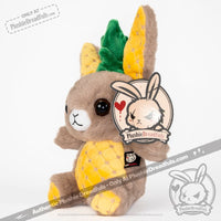 Load image into Gallery viewer, Plushie Dreadfuls -  Pineapple Rabbit - Plush Stuffed Animal - Mysterious
