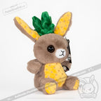 Plushie Dreadfuls -  Pineapple Rabbit - Plush Stuffed Animal - Mysterious