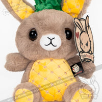 Load image into Gallery viewer, Plushie Dreadfuls -  Pineapple Rabbit - Plush Stuffed Animal - Mysterious
