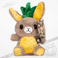 Load image into Gallery viewer, Plushie Dreadfuls -  Pineapple Rabbit - Plush Stuffed Animal - Mysterious
