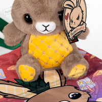 Load image into Gallery viewer, Plushie Dreadfuls -  Pineapple Rabbit - Plush Stuffed Animal - Mysterious
