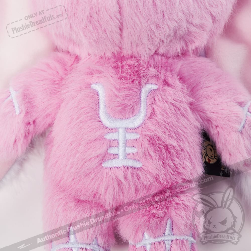 Plushie Dreadfuls - Pink Anxiety Rabbit Plush Keychain Accessory Keychain