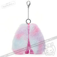 Load image into Gallery viewer, Plushie Dreadfuls - Pink Anxiety Rabbit Plush Keychain Accessory Keychain
