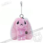 Plushie Dreadfuls - Pink Anxiety Rabbit Plush Keychain Accessory Keychain