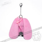 Plushie Dreadfuls - Pink Autism Rabbit Plush Keychain Accessory Keychain