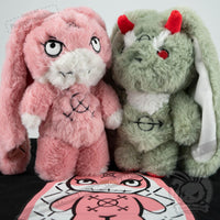 Load image into Gallery viewer, Plushie Dreadfuls - Plague and War Set (Four Bunsmen of the Bunpocalypse) - Mysterious
