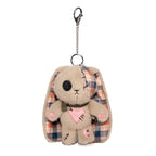 Plushie Dreadfuls - Plaid Love Rabbit Plush Keychain Accessory - Mysterious