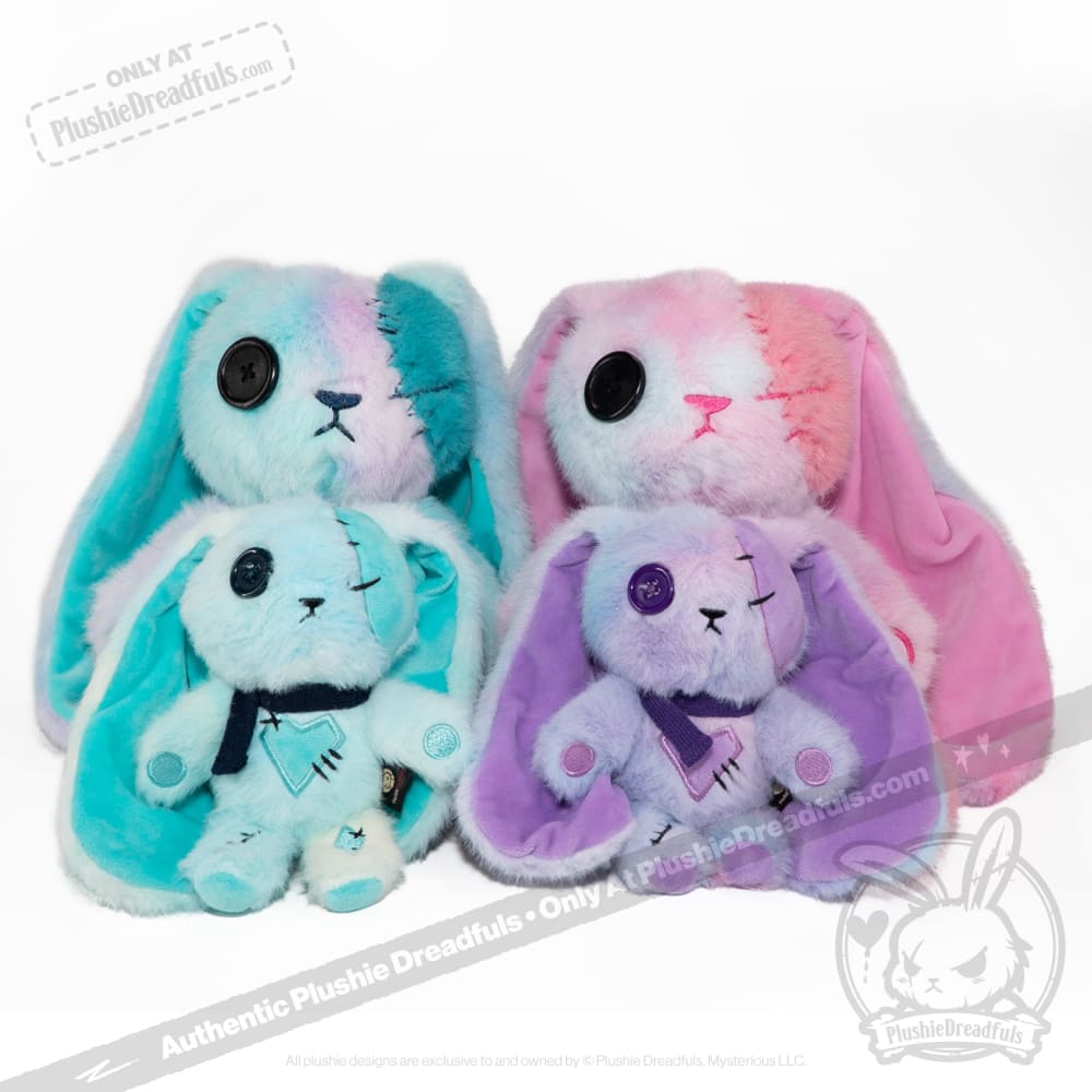 Plushie Dreadfuls - Plaid Love Rabbit Plush Keychain Accessory - Mysterious