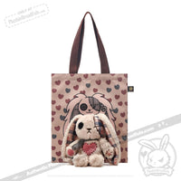 Load image into Gallery viewer, Plushie Dreadfuls - Plaid Love Rabbit - Plush Stuffed Animal toy
