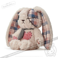 Load image into Gallery viewer, Plushie Dreadfuls - Plaid Love Rabbit - Plush Stuffed Animal toy
