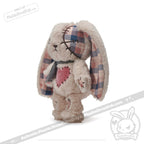 Plushie Dreadfuls - Plaid Love Rabbit - Plush Stuffed Animal toy