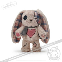 Load image into Gallery viewer, Plushie Dreadfuls - Plaid Love Rabbit - Plush Stuffed Animal toy
