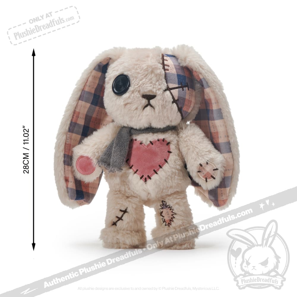 Plushie Dreadfuls - Plaid Love Rabbit - Plush Stuffed Animal toy