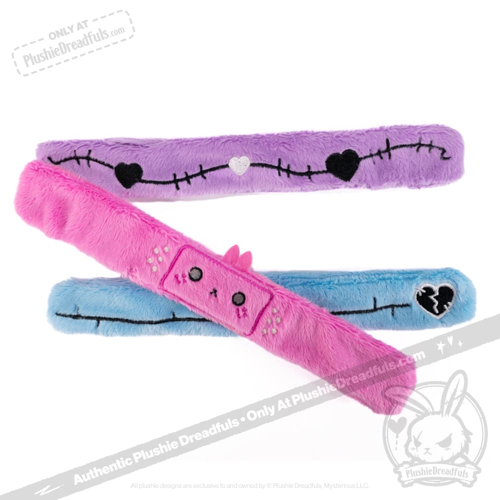Plushie Dreadfuls - Plush Slap Bracelet Set Of 3