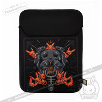 Load image into Gallery viewer, Plushie Dreadfuls Printed Laptop Tablet Sleeve Anxiety - Black Edition Ipad Case
