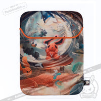 Load image into Gallery viewer, Plushie Dreadfuls Printed Laptop Tablet Sleeve Anxiety - Wizard Of Aaaahs Ipad Case
