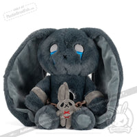 Load image into Gallery viewer, Plushie Dreadfuls - Ptsd Bunny Plush Stuffed Animal Plush
