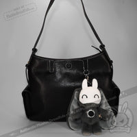 Load image into Gallery viewer, Plushie Dreadfuls - PTSD Rabbit Plush Keychain Accessory Keychain
