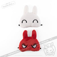 Load image into Gallery viewer, Plushie Dreadfuls - PTSD Rabbit Plush Keychain Accessory Keychain
