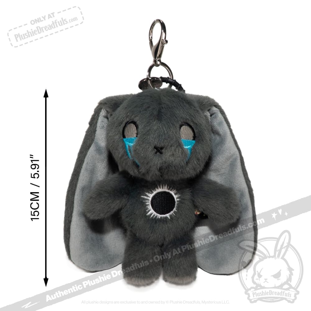 Plushie Dreadfuls - PTSD Rabbit Plush Keychain Accessory – Mysterious