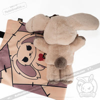 Load image into Gallery viewer, Plushie Dreadfuls - Puck Dread Rabbit Plush Puppet Toy
