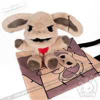 Load image into Gallery viewer, Plushie Dreadfuls - Puck Dread Rabbit Plush Puppet Toy
