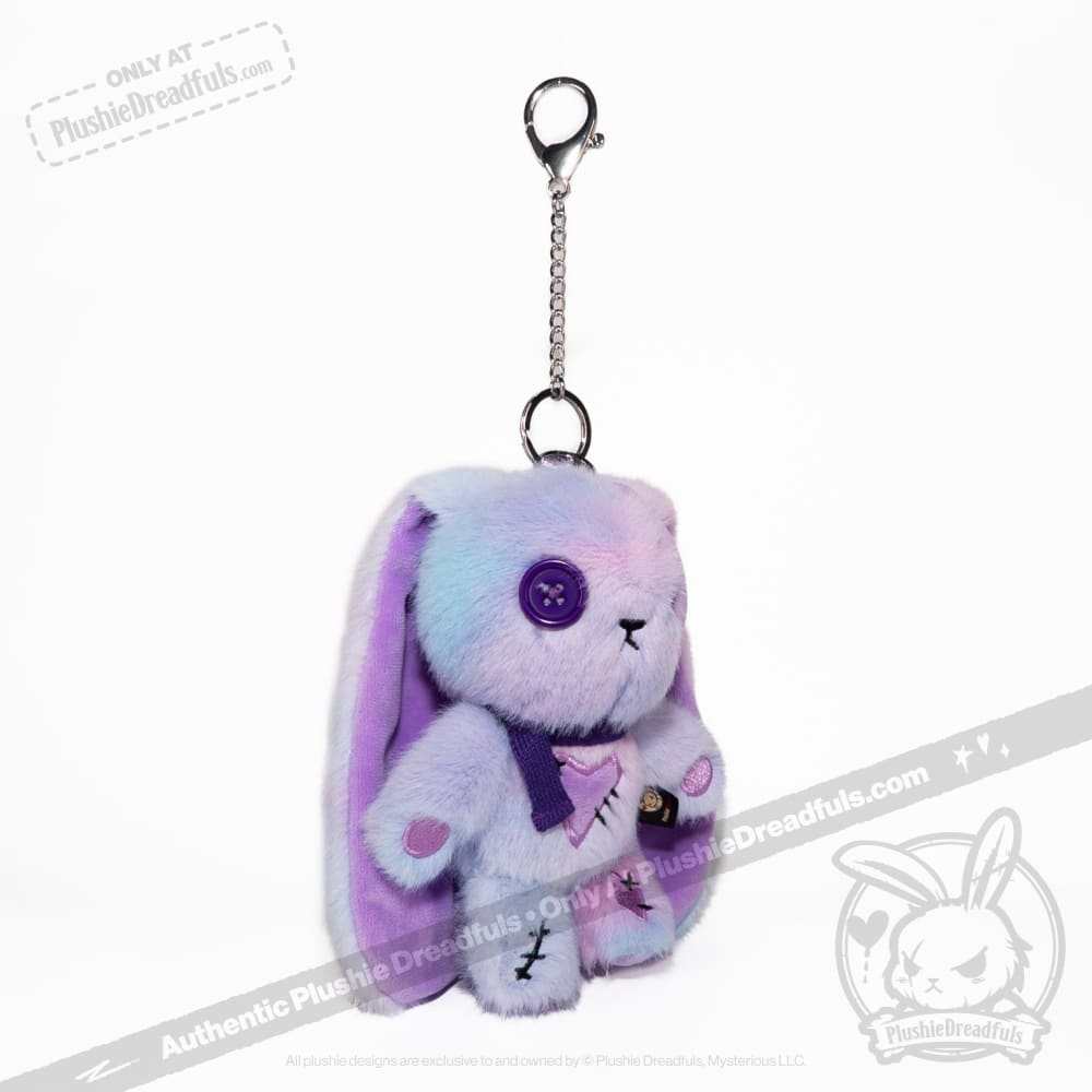 Plushie Dreadfuls - Purple Ice Love Rabbit Plush Keychain Accessory - Mysterious