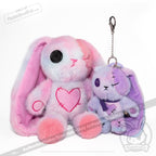 Plushie Dreadfuls - Purple Ice Love Rabbit Plush Keychain Accessory - Mysterious