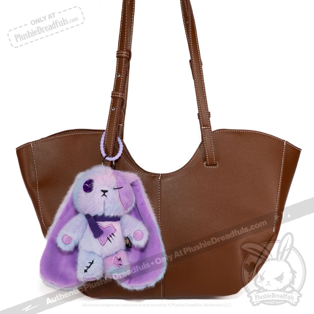 Plushie Dreadfuls - Purple Ice Love Rabbit Plush Keychain Accessory - Mysterious