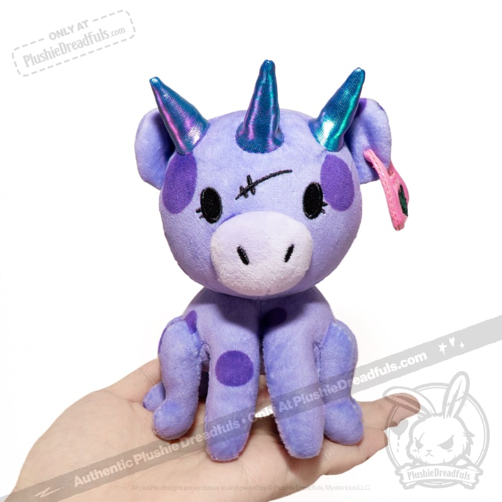 Plushie Dreadfuls - Purple Space Cow - Plush Stuffed Animal toy