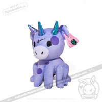 Load image into Gallery viewer, Plushie Dreadfuls - Purple Space Cow - Plush Stuffed Animal toy
