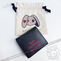 Load image into Gallery viewer, Angry and Love Rabbit Leather Wallet - Mysterious
