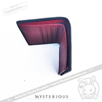 Load image into Gallery viewer, Angry and Love Rabbit Leather Wallet - Mysterious
