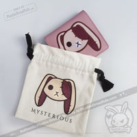 Load image into Gallery viewer, Angry and Love Rabbit Leather Wallet - Mysterious
