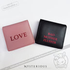 Angry and Love Rabbit Leather Wallet - Mysterious